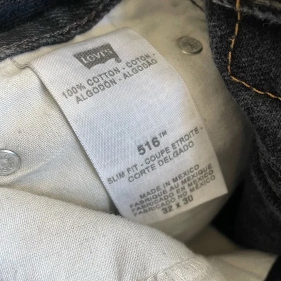 Levi's 516 slim fit jean 32x30 - Picture 6 of 6